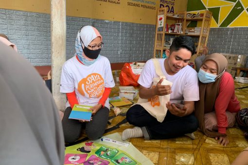 Devina SPAK Jakarta Sosialisasi Game Semai Majo Tangerang Read Aloud