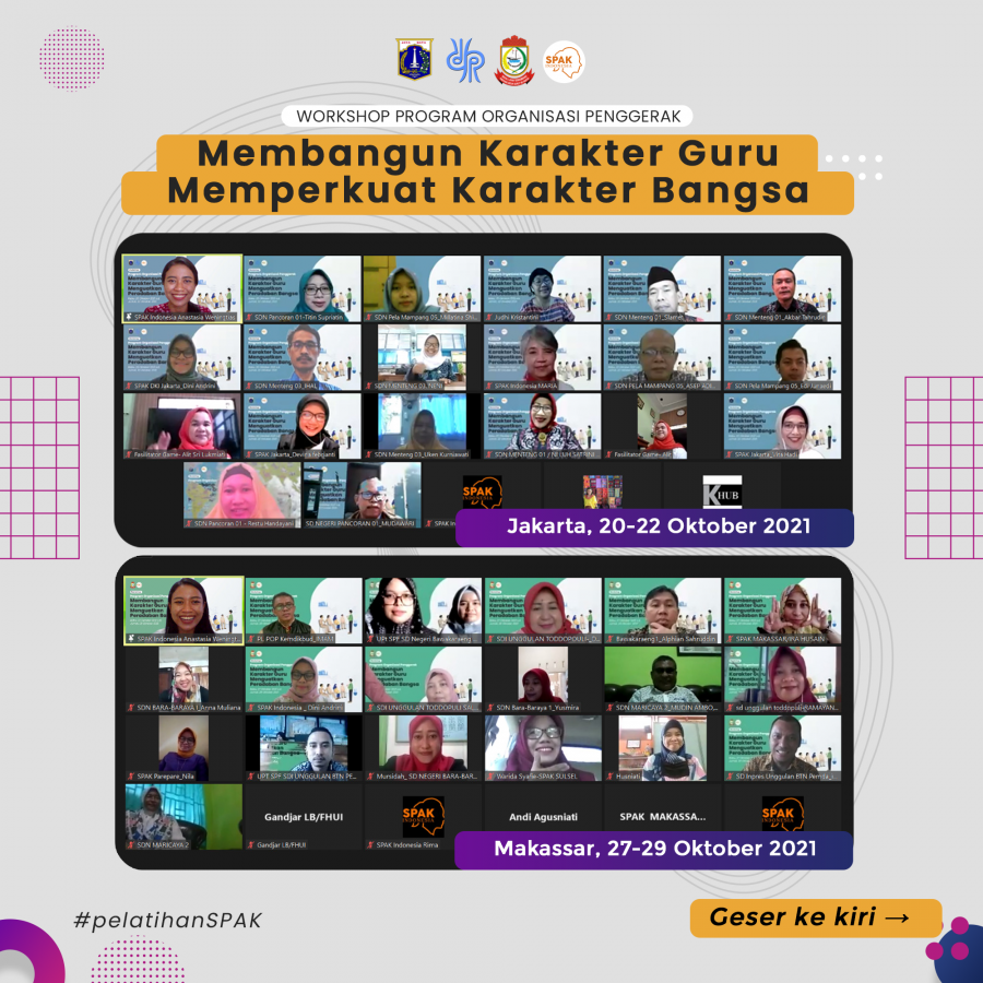 Membangun Karakter Guru Memperkuat Karakter Bangsa Program Organisasi Penggerak SPAK Indonesia