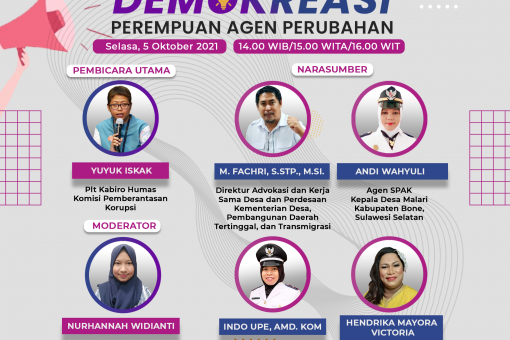 Demokreasi Perempuan Agen Perubahan KHub Webinar Vol 1