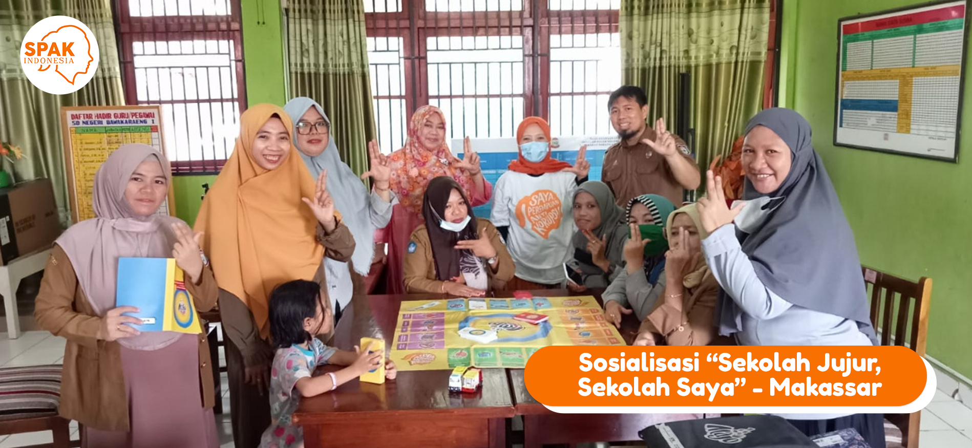 Sosialisasi Sekolah Jujur Sekolah Saya Makassar Bawakaraeng