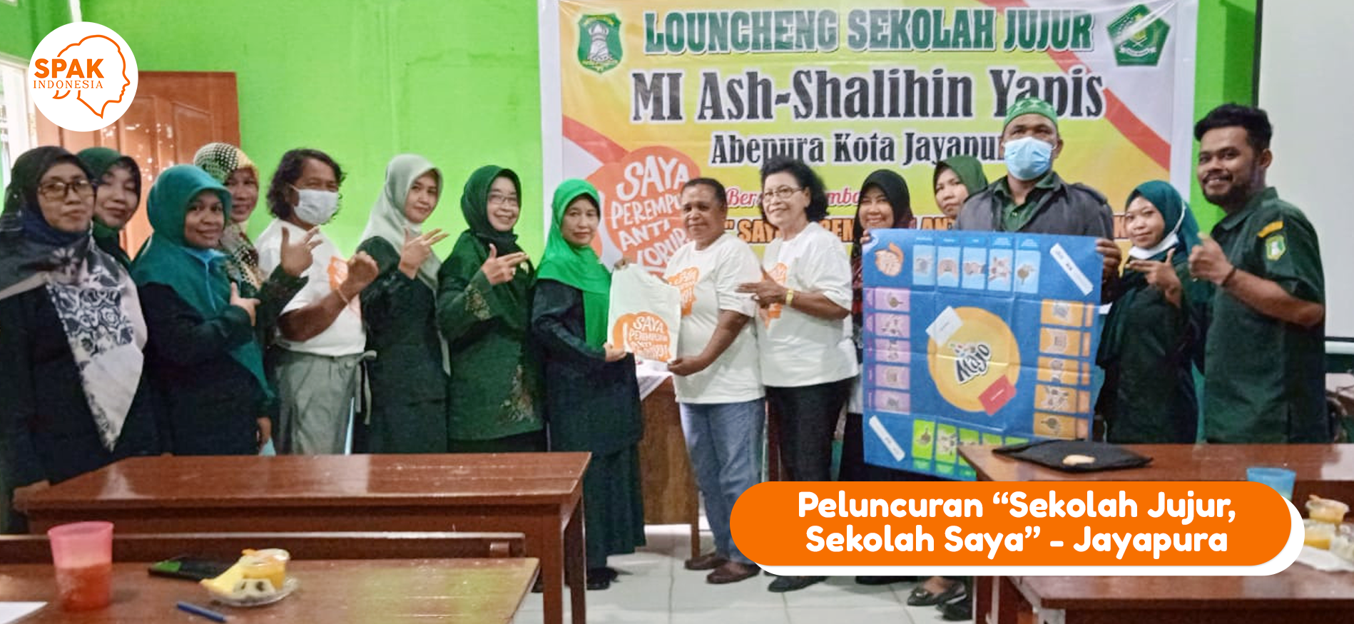Peluncuran Sekolah Jujur Kota Jayapura SPAK